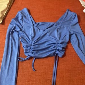 Blue long sleeve shirt